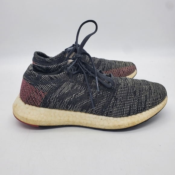 adidas Shoes Womens 7.5 PureBoost GO Running Trainers Black B75667 Sneakers - Picture 4 of 12